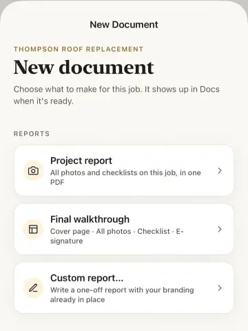PDF reports in one tap: FieldPix how-to video