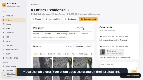 Projects on the web: FieldPix how-to video