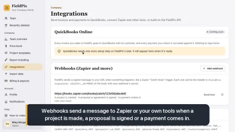 Integrations and import: FieldPix how-to video
